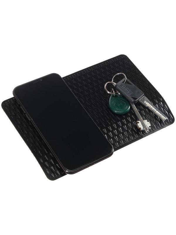 Коврик противоскольязщий 20×13 см, микс, черный