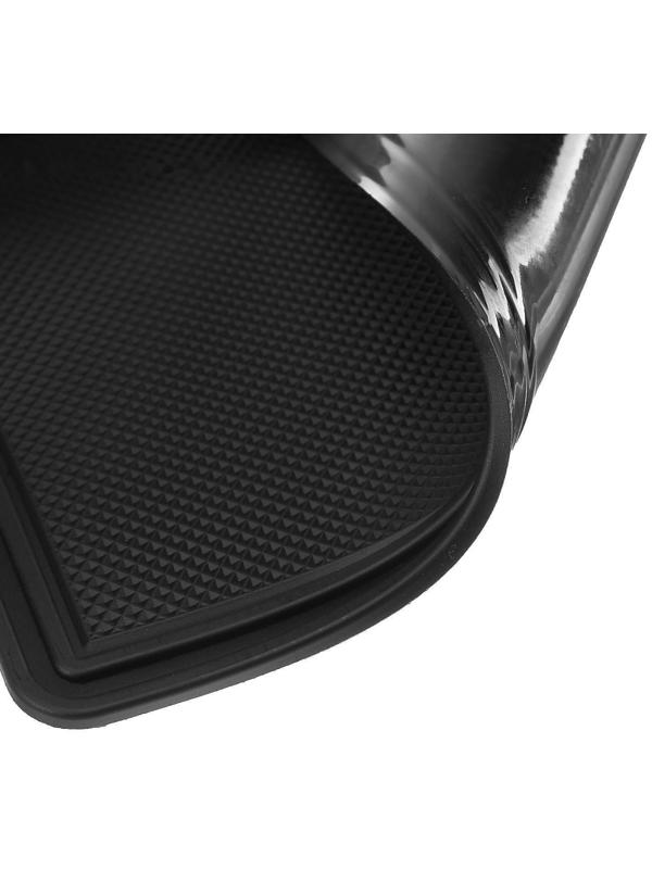 Коврик противоскольязщий 18×13 см с бортом, черный