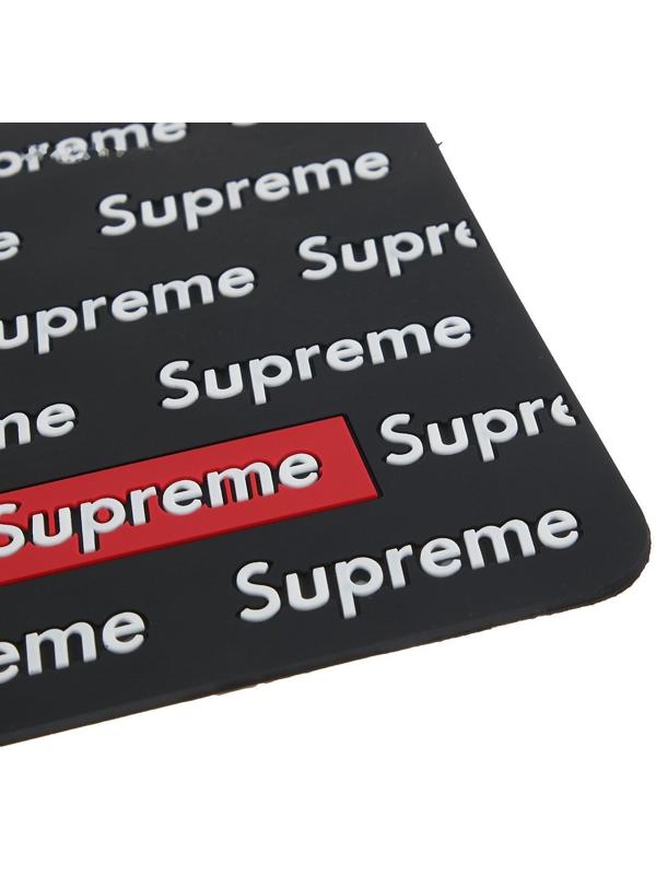 Коврик противоскольязщий 30×15 см, Supreme, черный