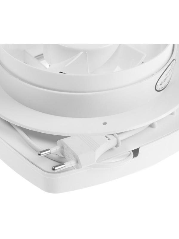 Вентилятор вытяжной ZEIN LOF-04, d=140 мм, 220 В, 18 Вт, с жалюзи, провод