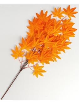 Декор «Листья на ветке», цвет оранжевый