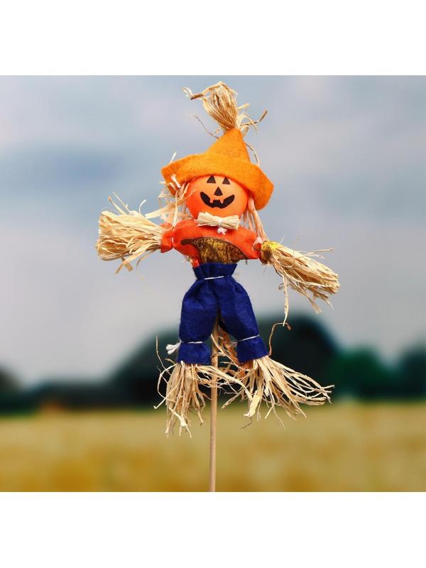 Огородное пугало «Тыква», h = 50 см, МИКС