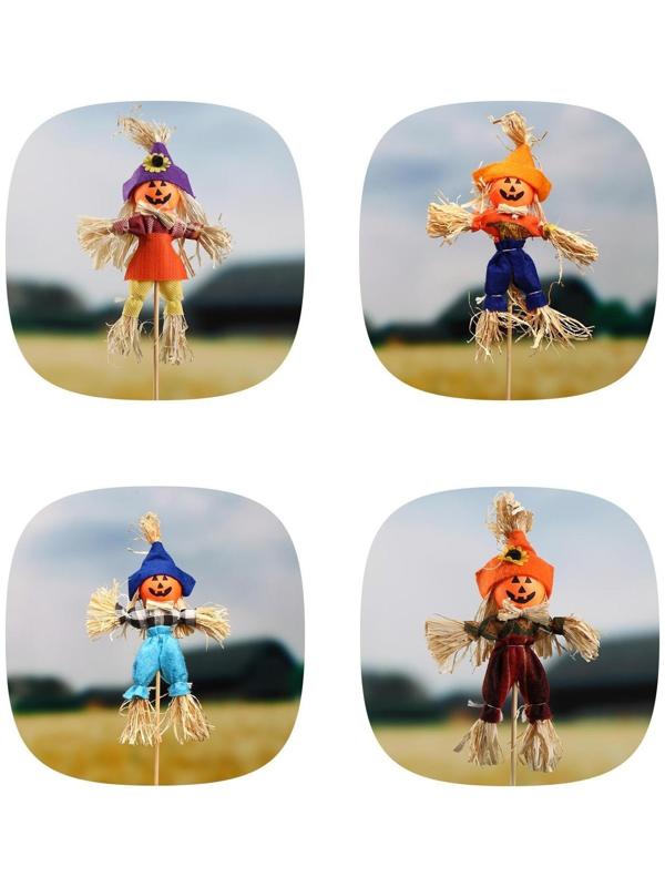 Огородное пугало «Тыква», h = 50 см, МИКС