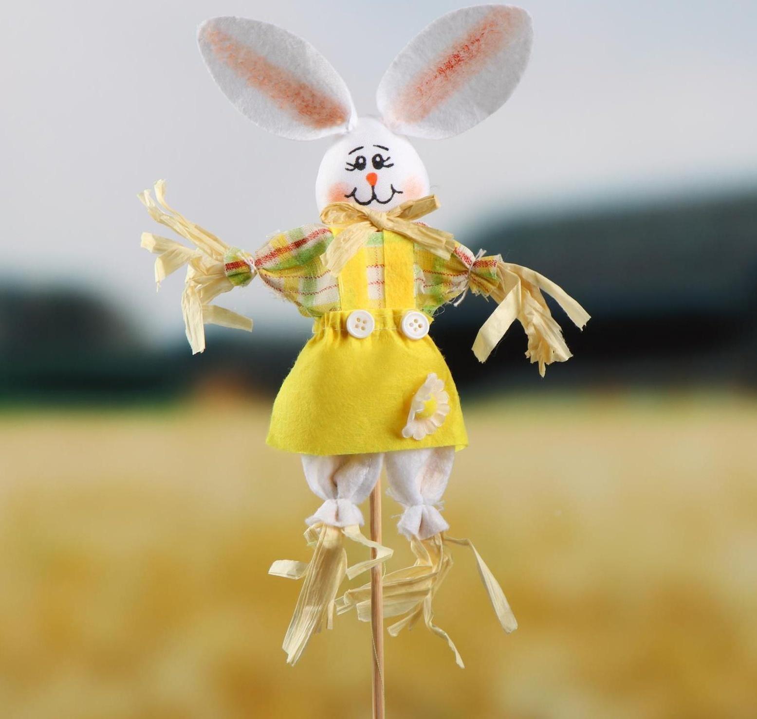 Огородное пугало «Заяц», h = 50 см, МИКС