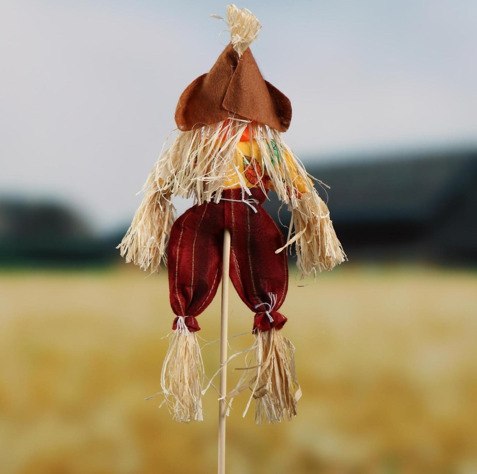 Огородное пугало «Тыква», h = 50 см, МИКС