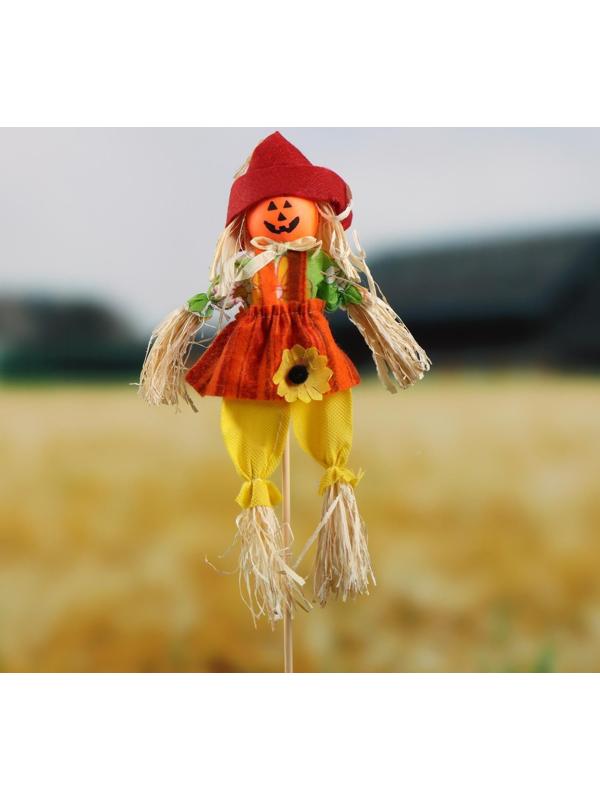 Огородное пугало «Тыква», h = 50 см, МИКС