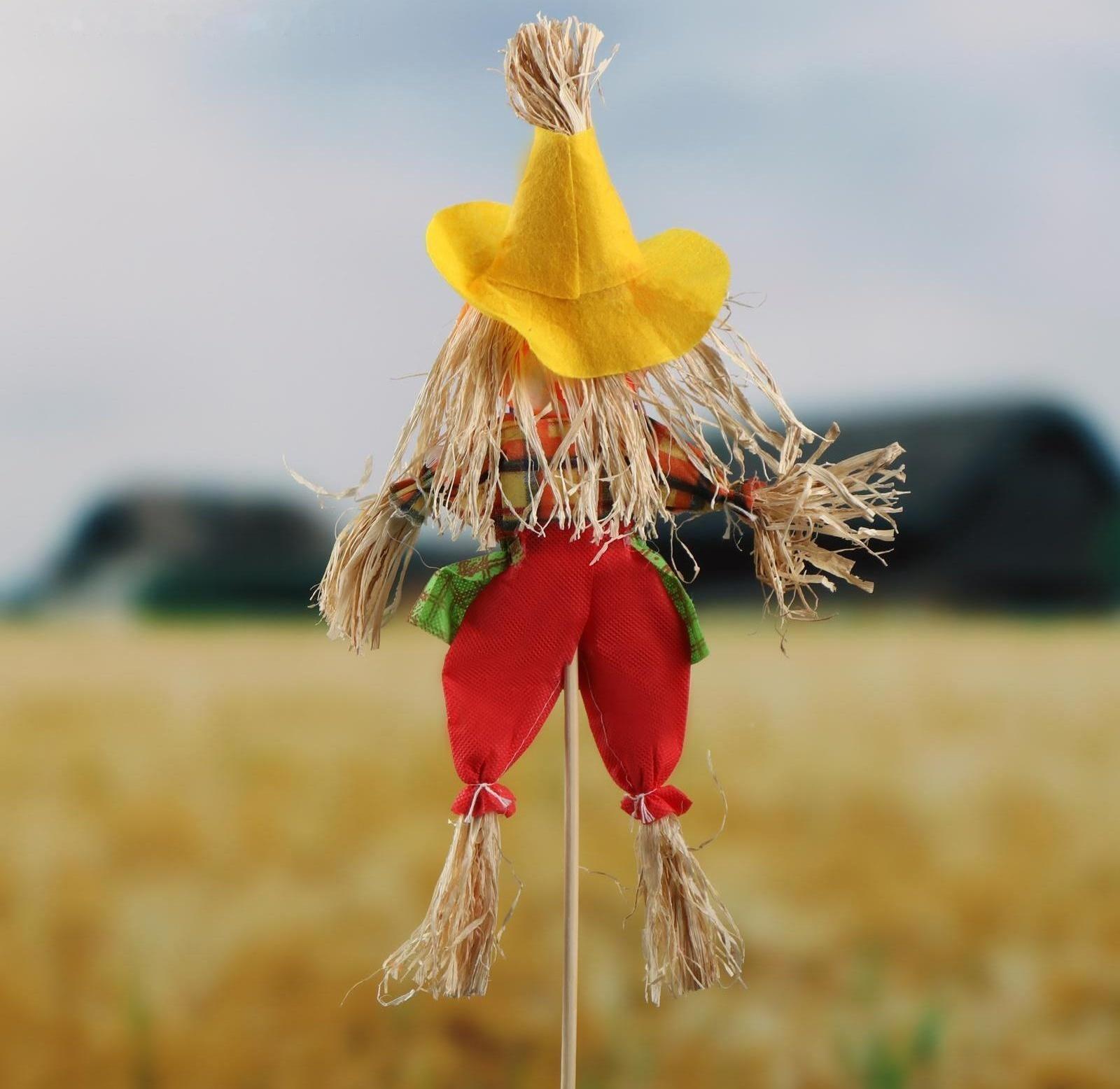 Огородное пугало «Тыква», h = 50 см, МИКС