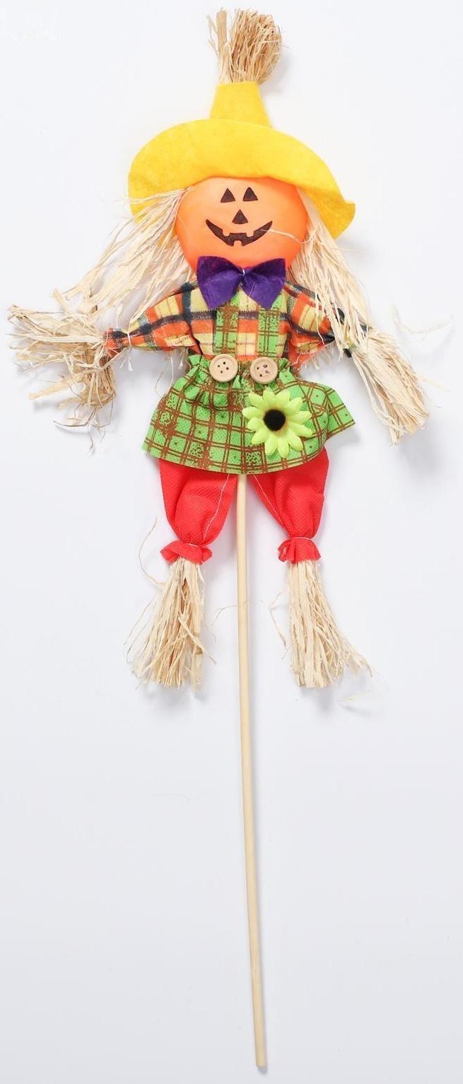 Огородное пугало «Тыква», h = 50 см, МИКС