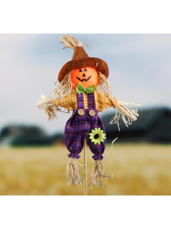 Огородное пугало «Тыква», h = 50 см, МИКС