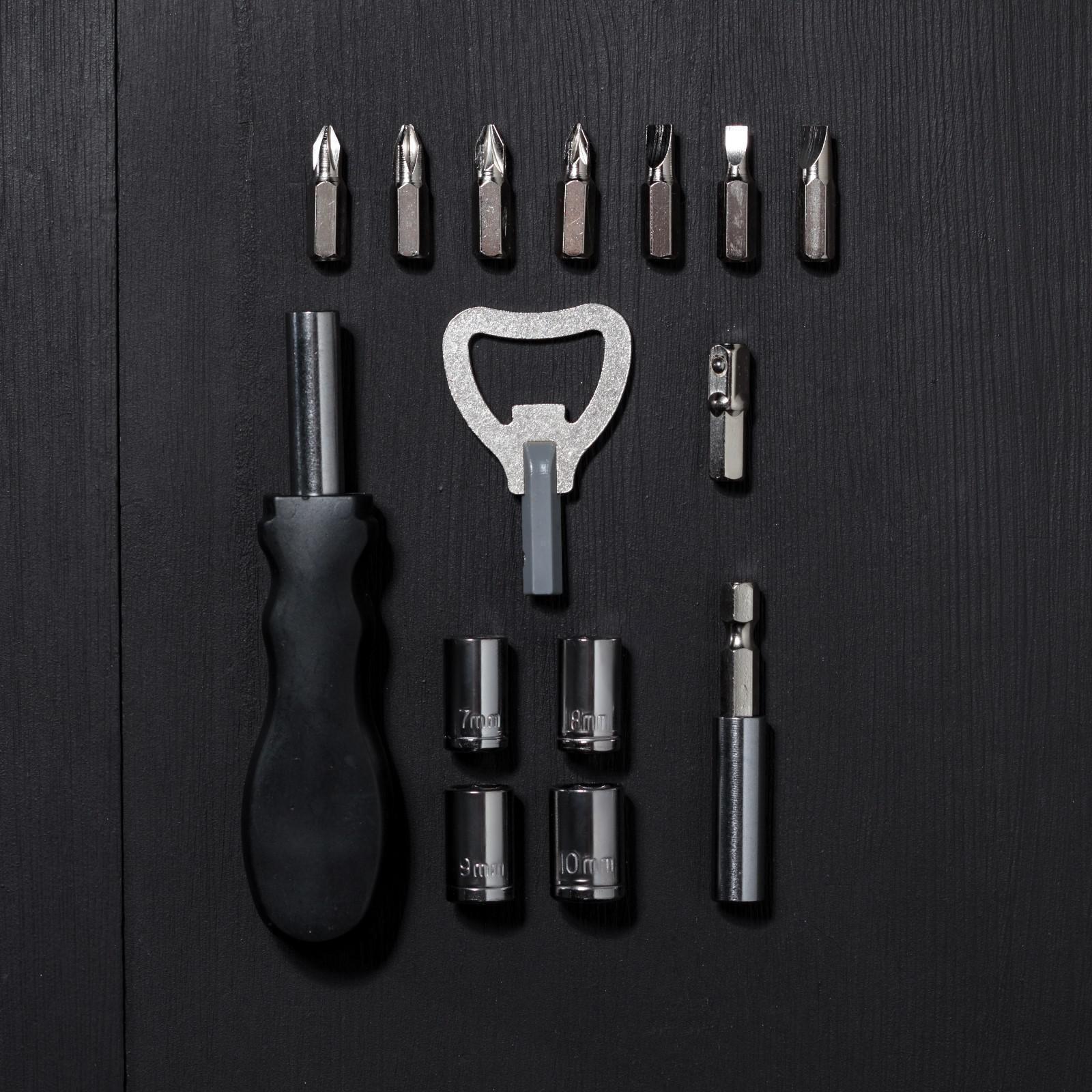 Набор инструментов в бутылке «Море счастья»