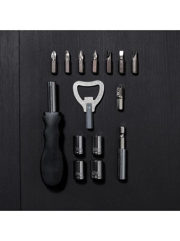 Набор инструментов в бутылке «Море счастья»