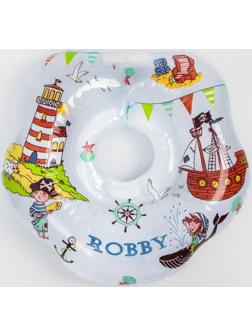 Надувной круг на шею для купания малышей Robby, «Пираты»