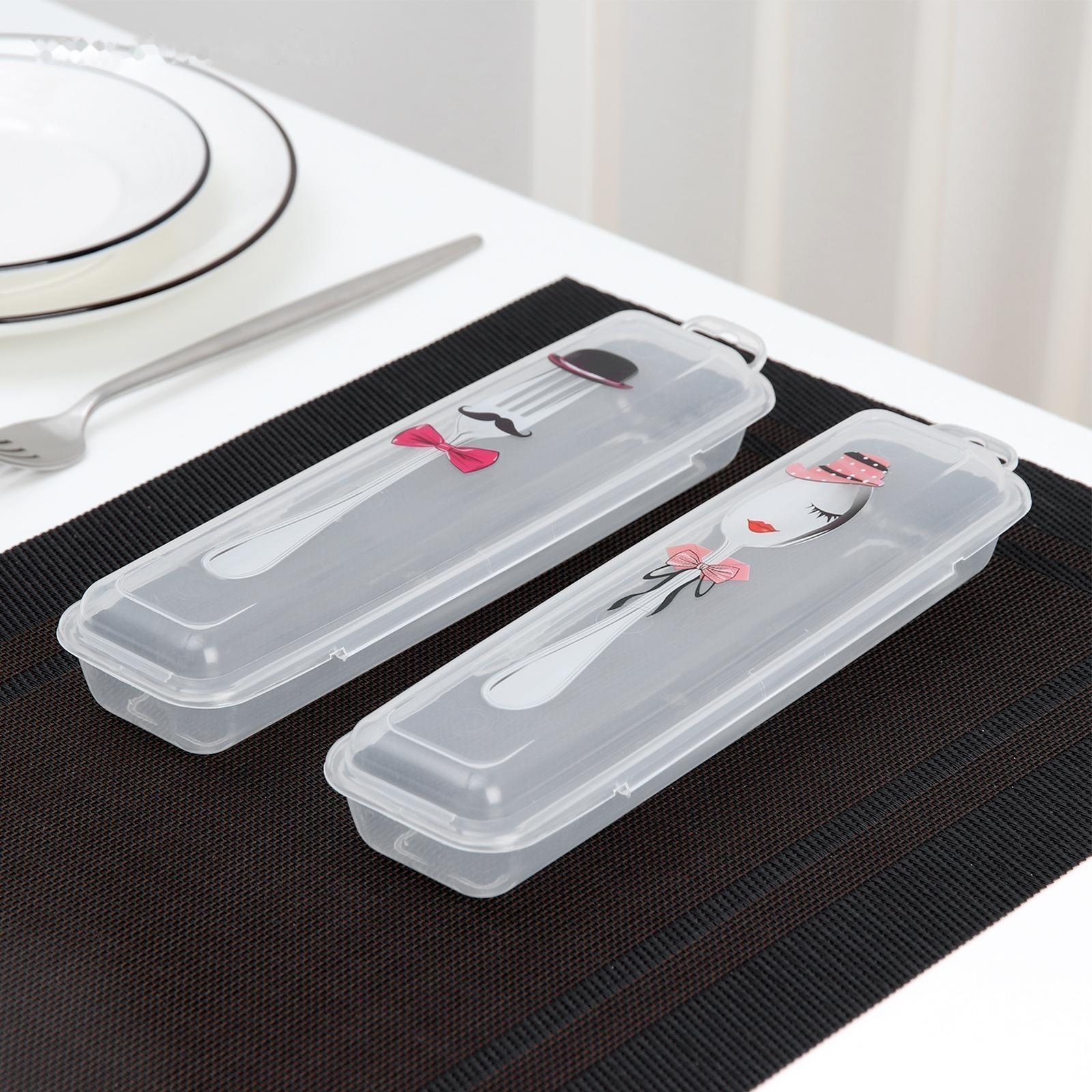 Футляр для столовых приборов, 24×7,5×3,8 см, рисунок МИКС