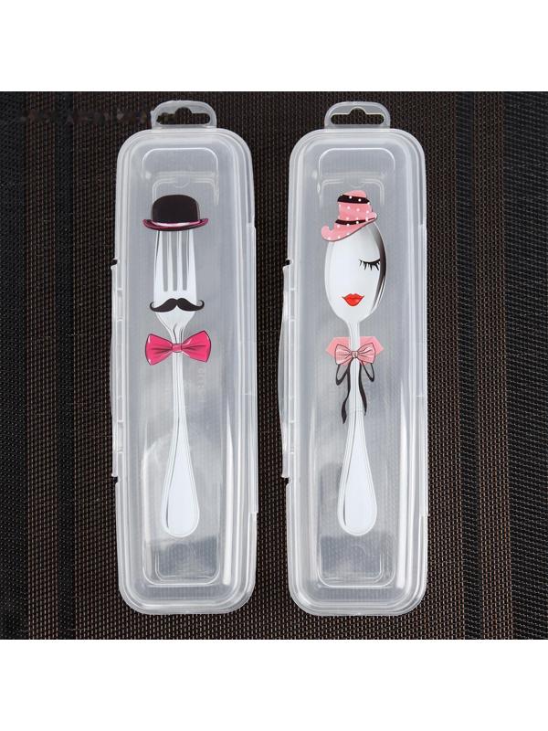 Футляр для столовых приборов, 24×7,5×3,8 см, рисунок МИКС