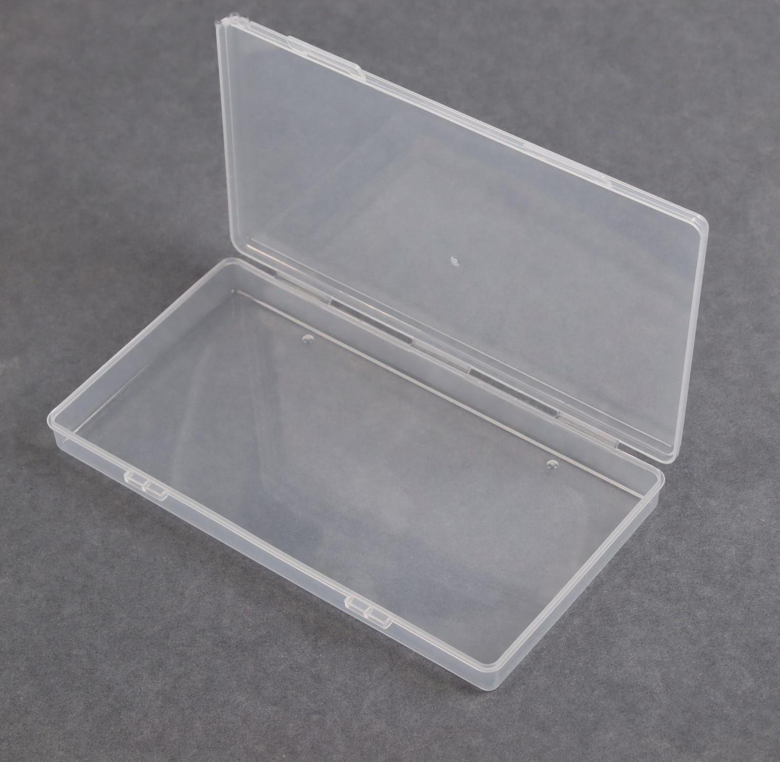 Органайзер для хранения, с крышкой, 19,5 × 10,5 × 2,2 см, цвет прозрачный