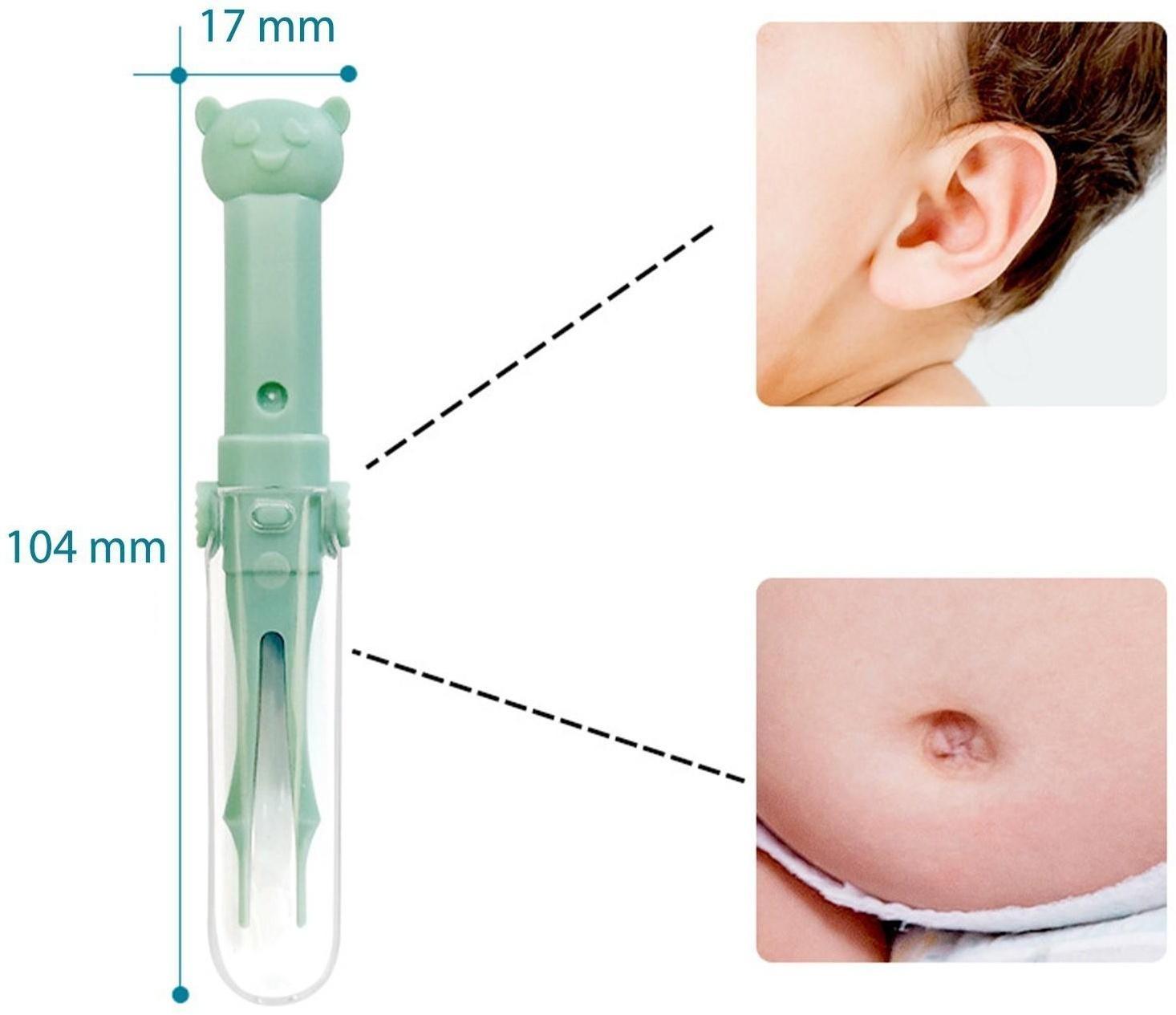 Пинцет для чистки носа, детский, с колпачком, цвет МИКС