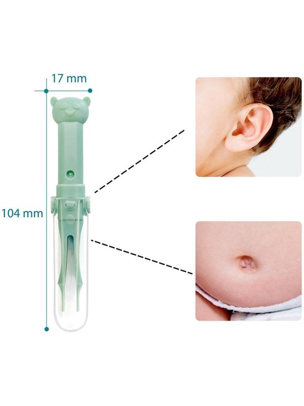 Пинцет для чистки носа, детский, с колпачком, цвет МИКС