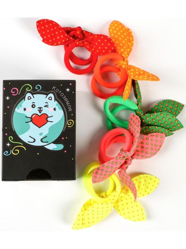 Набор резинок для волос «Ушки», котики, 10 шт.