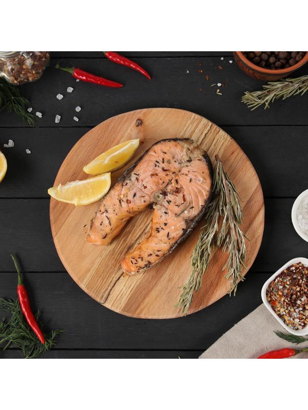 Доска разделочная круглая Mаgistrо, d=23 см, дуб