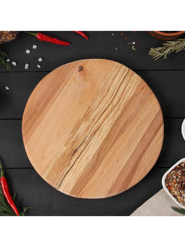 Доска разделочная круглая Mаgistrо, d=23 см, дуб