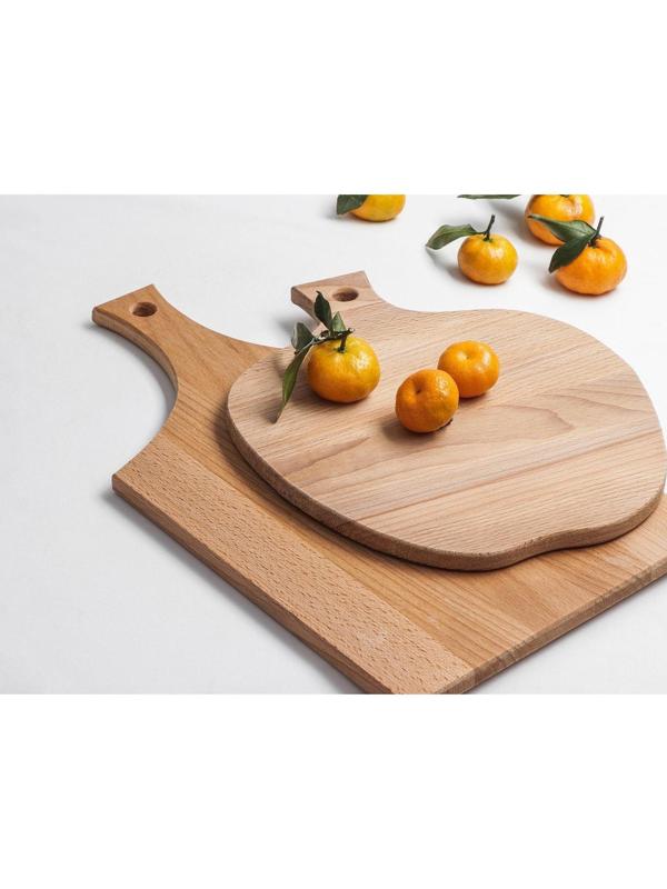 Доска разделочная дуб Mаgistrо, 40×24×1,2 см, с ручкой