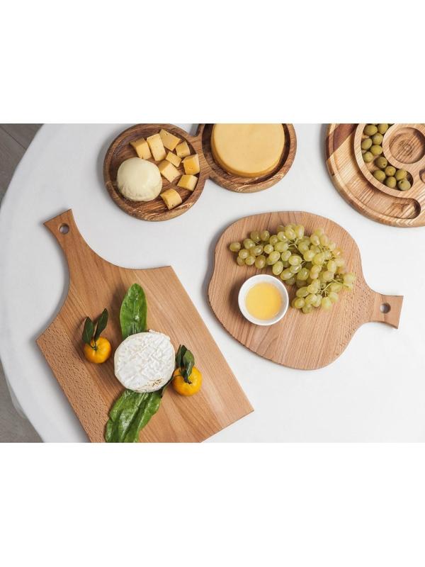 Доска разделочная дуб Mаgistrо, 40×24×1,2 см, с ручкой