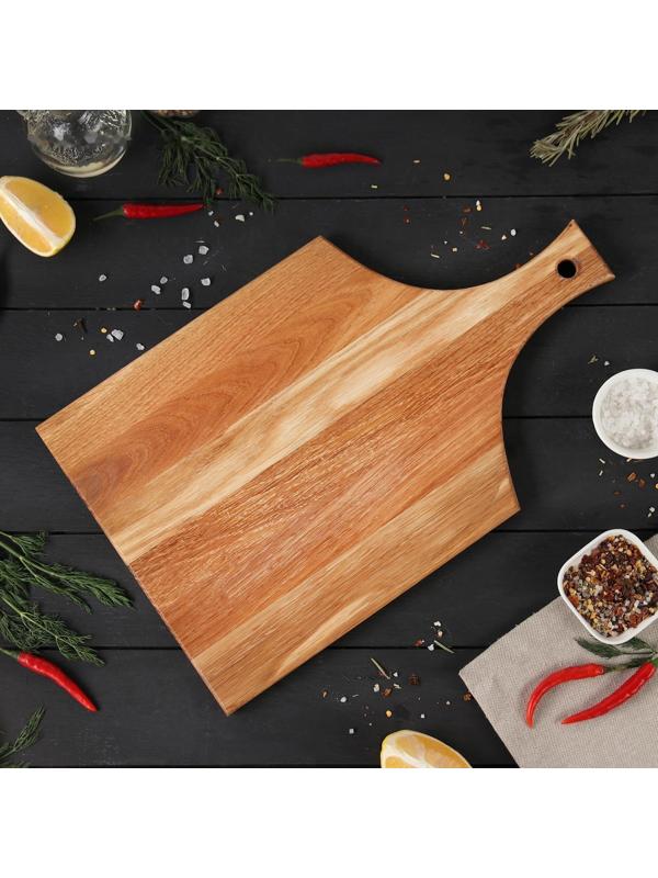 Доска разделочная дуб Mаgistrо, 40×24×1,2 см, с ручкой