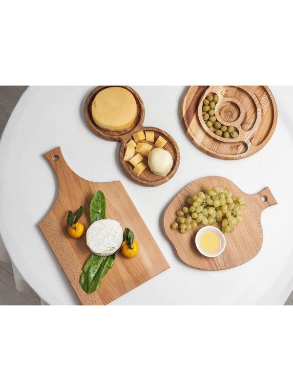 Доска разделочная дуб Mаgistrо, 40×24×1,2 см, с ручкой