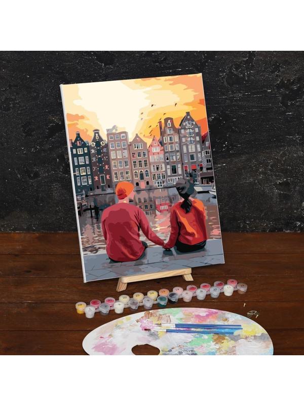 Картина по номерам на холсте с подрамником «Романтичный вечер», 40х30 см