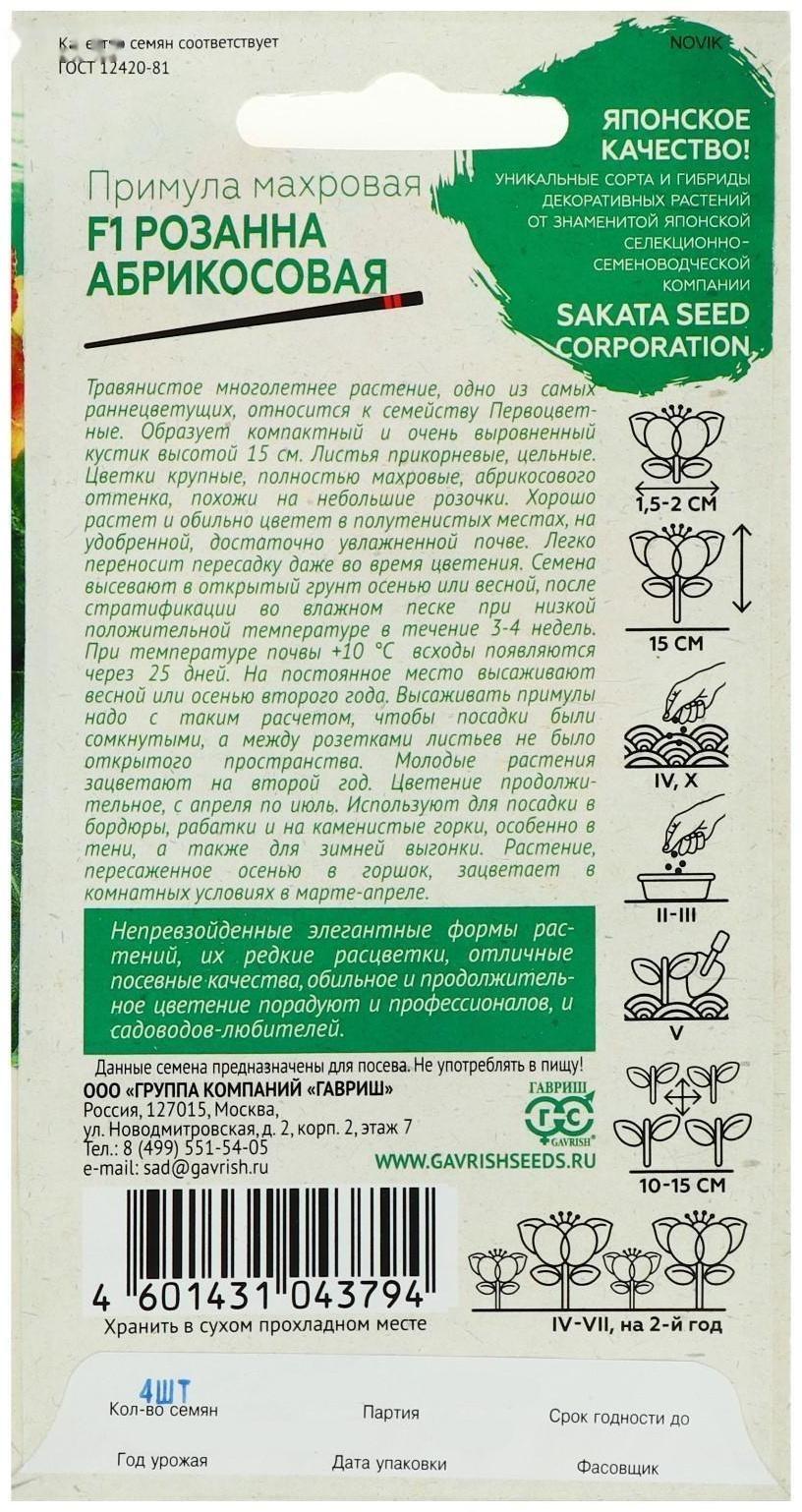 Семена цветов Примула 