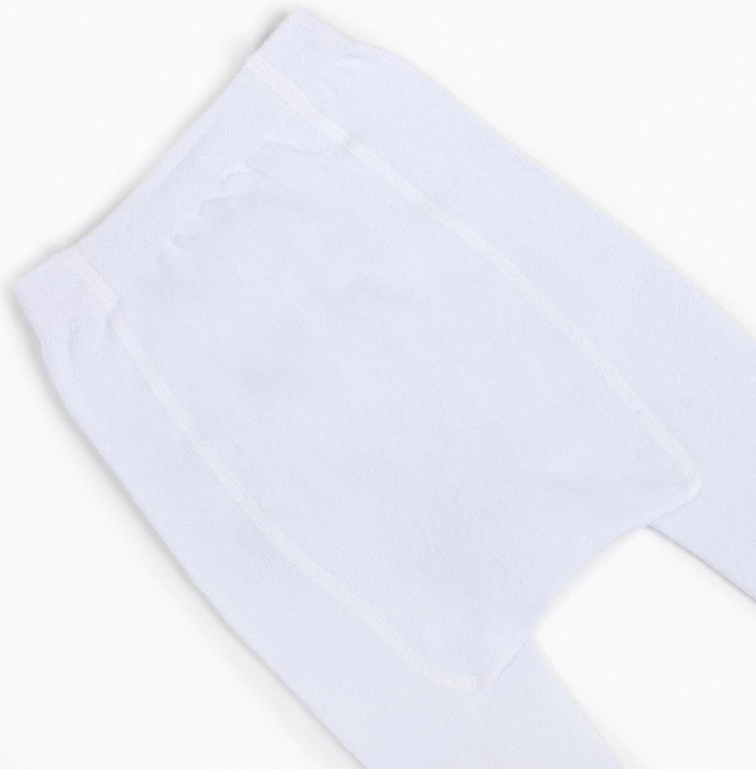 Колготки детские «Эльза», Холодное сердце, рост 116-122 см, цвет белый