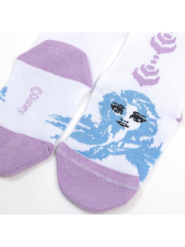 Колготки детские «Эльза», Холодное сердце, рост 116-122 см, цвет белый