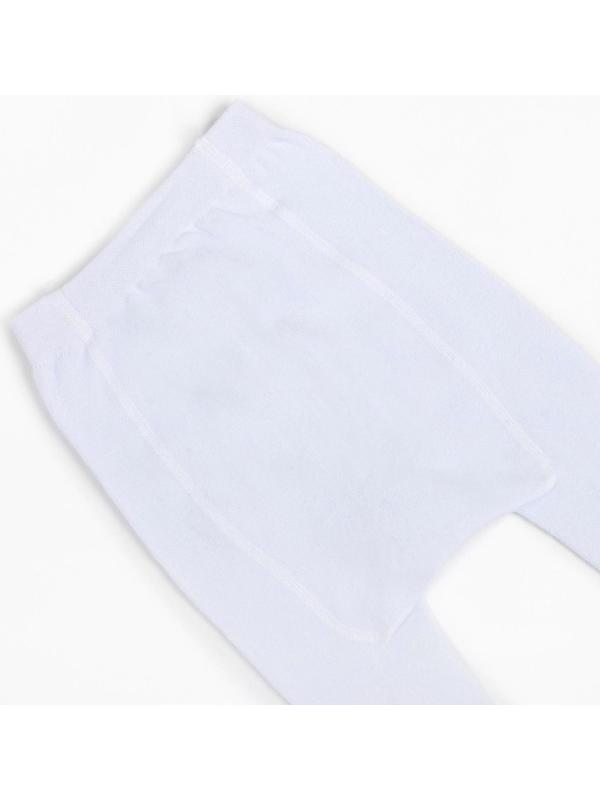 Колготки детские «Эльза», Холодное сердце, рост 116-122 см, цвет белый