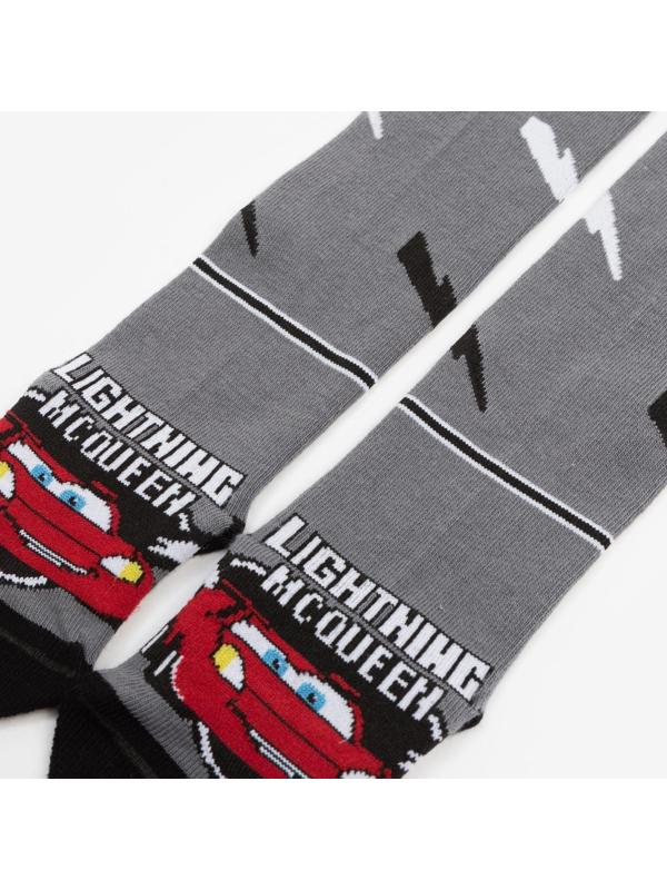 Колготки детские «Тачки», рост 92-98 см, цвет серый