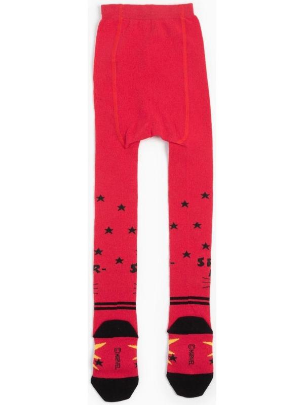 Колготки детские «Человек-Паук», рост 104-110 см, цвет красный