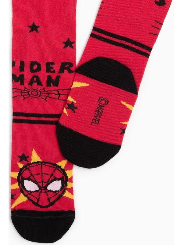 Колготки детские «Человек-Паук», рост 104-110 см, цвет красный