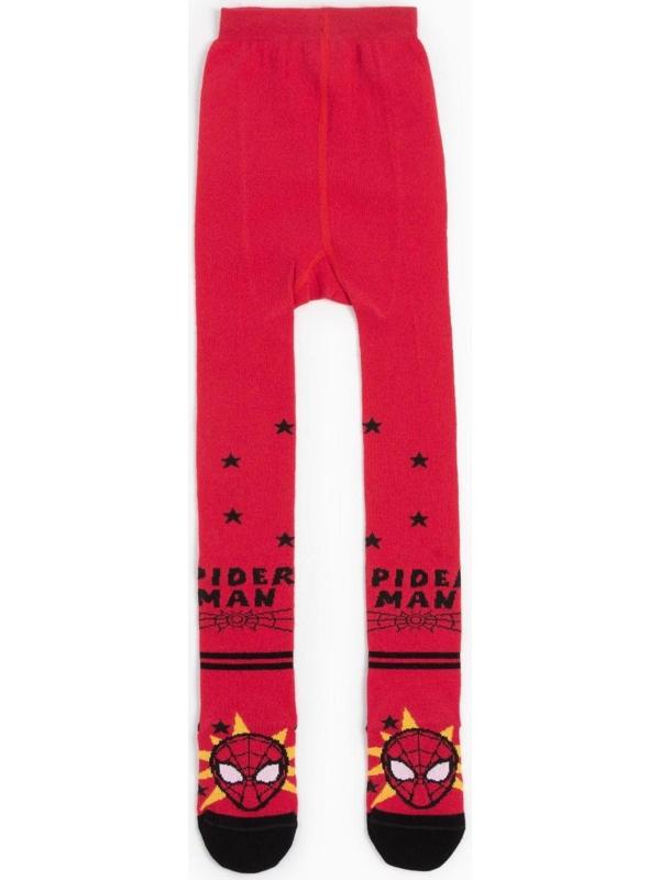 Колготки детские «Человек-Паук», рост 104-110 см, цвет красный