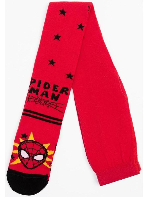 Колготки детские «Человек-Паук», рост 104-110 см, цвет красный