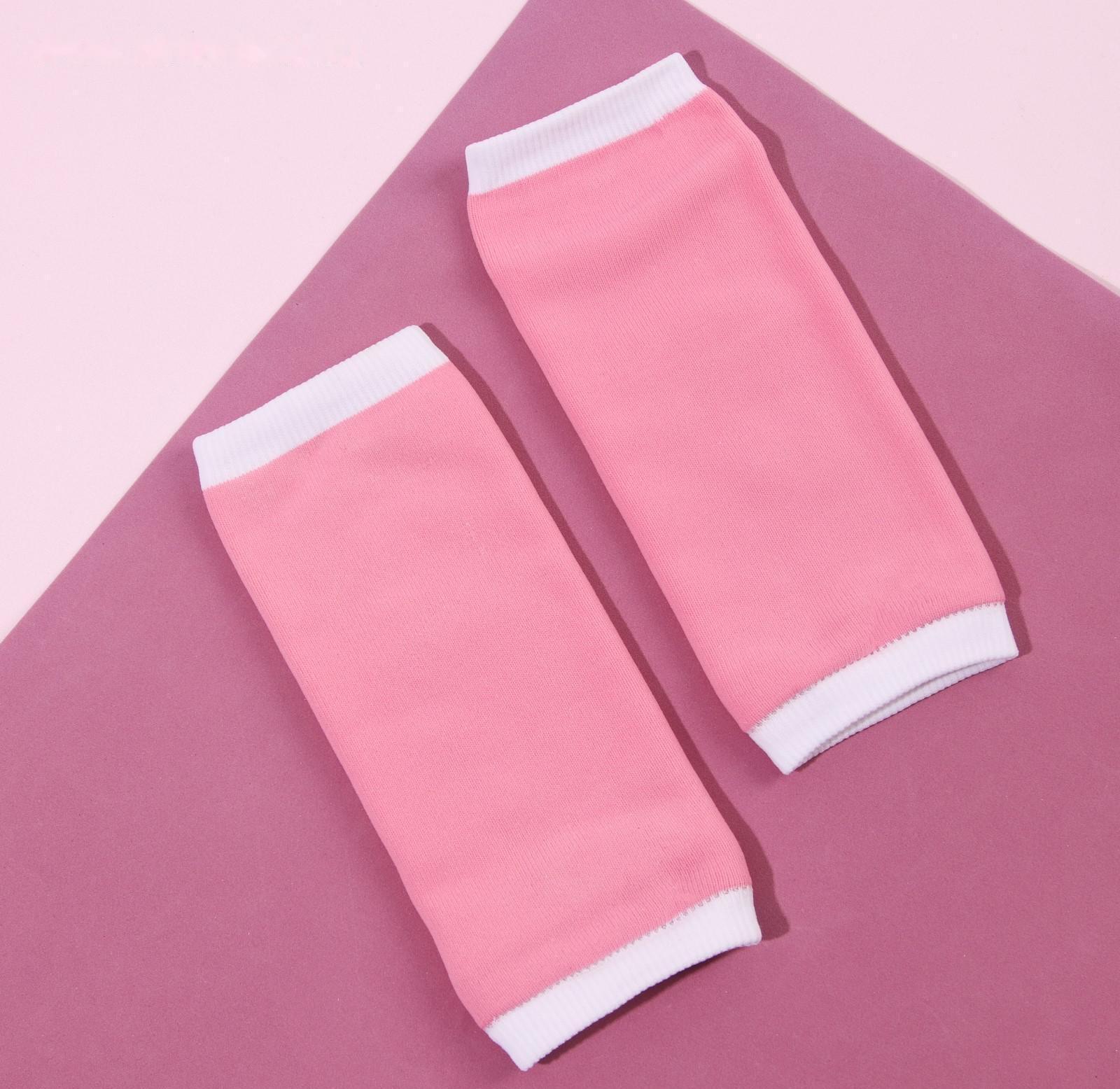 Гетры гелевые, универсальные, пара, цвет розовый