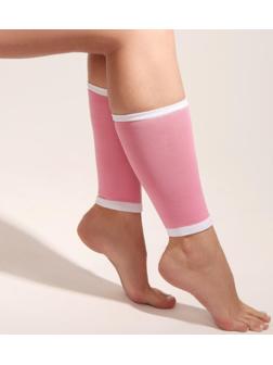 Гетры гелевые, универсальные, пара, цвет розовый