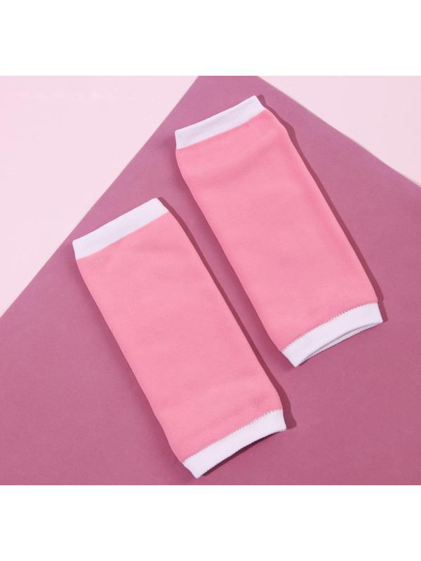 Гетры гелевые, универсальные, пара, цвет розовый