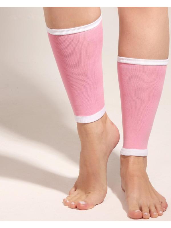 Гетры гелевые, универсальные, пара, цвет розовый