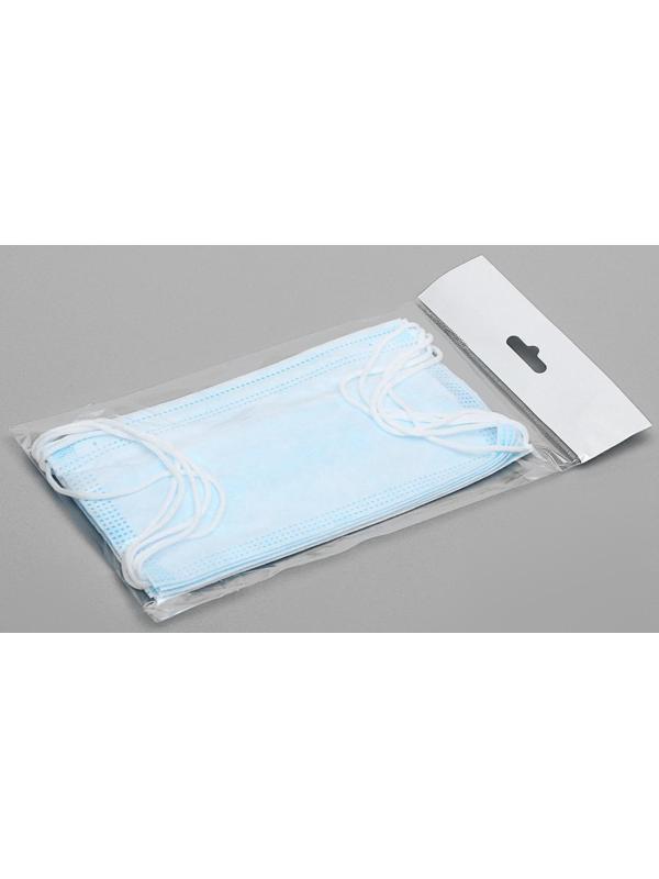 Маска медицинская, трёхслойная, нестерильная, 5 штук в упаковке.