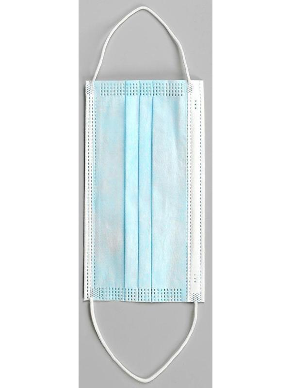 Маска медицинская, трёхслойная, нестерильная, 10 штук в упаковке.