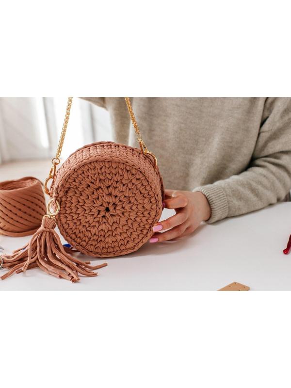 Кольцо-карабин, 43 × 27 мм, толщина - 4,5 мм, с креплением 19,5 × 3 мм, 5 шт, цвет золотой