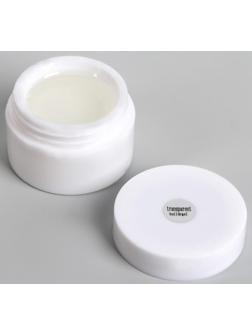 Fiber Gel для наращивания ногтей, со стекловолокном, LED/UV, 15 мл, цвет прозрачный