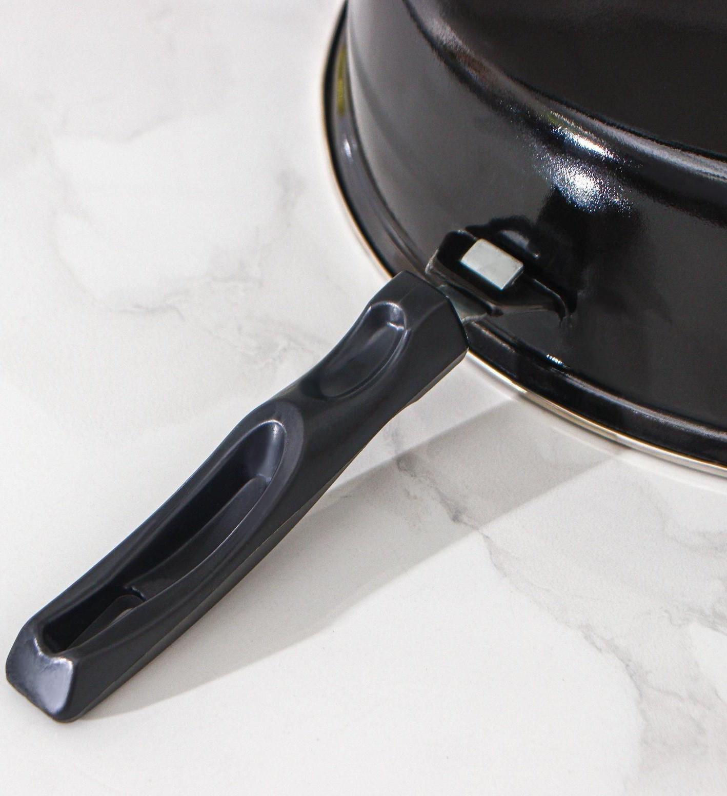 Сковорода- гриль Healthy grill, d=33 см, антипригарное покрытие, цвет чёрный