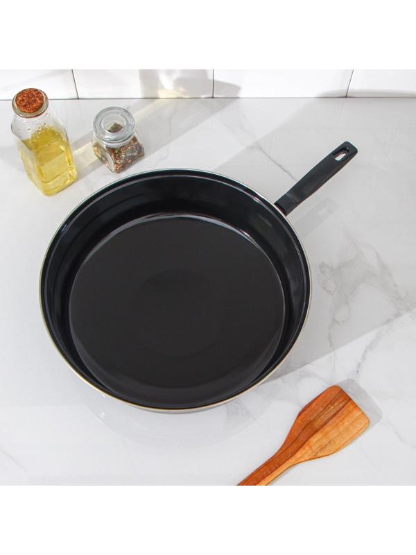 Сковорода- гриль Healthy grill, d=33 см, антипригарное покрытие, цвет чёрный