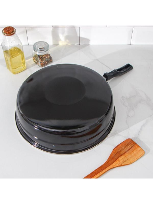 Сковорода- гриль Healthy grill, d=33 см, антипригарное покрытие, цвет чёрный