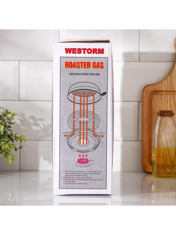 Сковорода- гриль Healthy grill, d=33 см, антипригарное покрытие, цвет чёрный